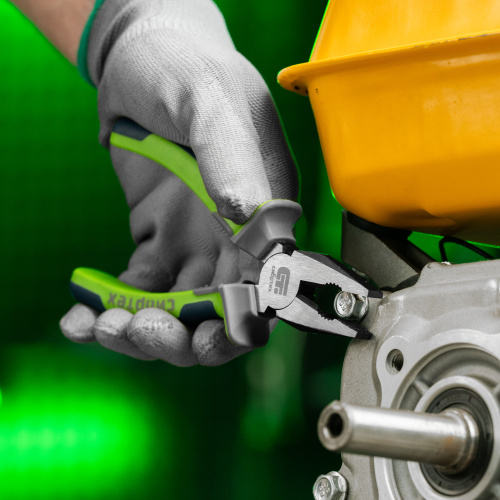 Плоскогубцы комбинированные, 160 мм, фосфатирование, трехкомпонентные рукоятки Сибртех по ценам производителя в Уфе с доставкой по всей России