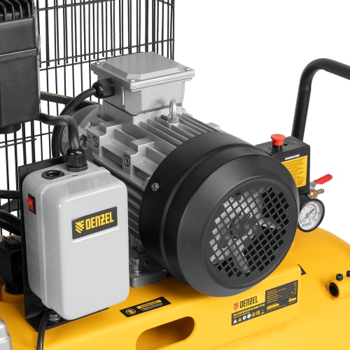 Компрессор воздушный, ременный привод BCI4000-T/100, 4.0 кВт, 100 литров, 690 л/мин Denzel по ценам производителя в Уфе с доставкой по всей России