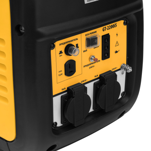 Генератор инверторный GT-2200iS, 2.2 кВт, 230 В, бак 4 л, закрытый корпус, ручной старт Denzel по ценам производителя в Уфе с доставкой по всей России