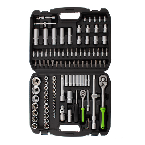 Набор инструмента, 1/2", 1/4", пластиковый кейс, 108 предметов Сибртех по ценам производителя в Уфе с доставкой по всей России