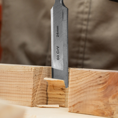 Набор долот-стамесок плоских "Тигровый глаз", 4 шт, 6-12-18-24 мм Matrix по ценам производителя в Уфе с доставкой по всей России