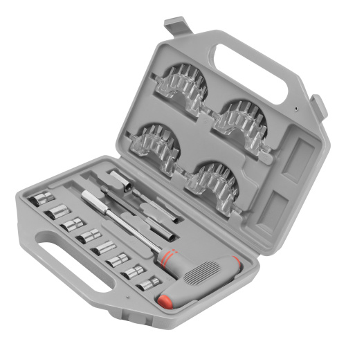 Отвертка с Т-образной эргономичной ручкой и набором насадок, 36 шт, CrV, пластиковый бокс Matrix по ценам производителя в Уфе с доставкой по всей России