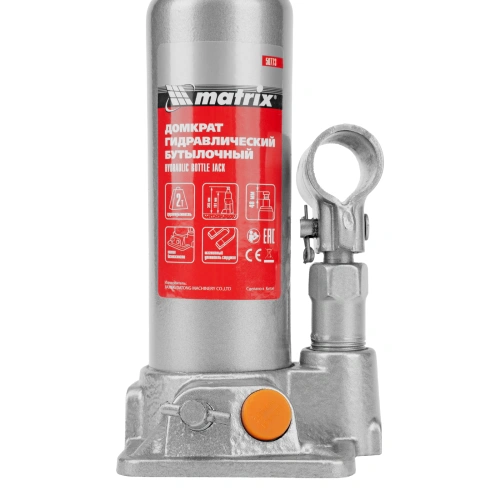 Домкрат гидравлический бутылочный, 2 т, h подъема 181-345 мм, в пластиковом кейсе Matrix по ценам производителя в Уфе с доставкой по всей России