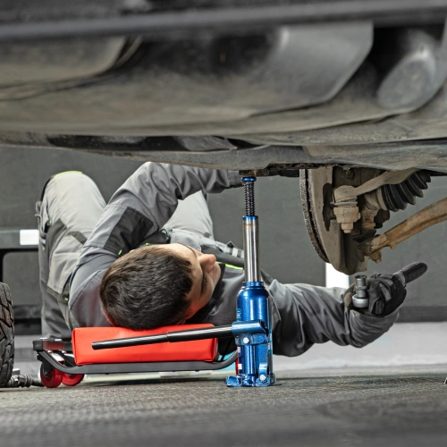 Домкрат гидравлический бутылочный, 4 т, h подъема 188-363 мм, в пластиковом кейсе Stels по ценам производителя в Уфе с доставкой по всей России