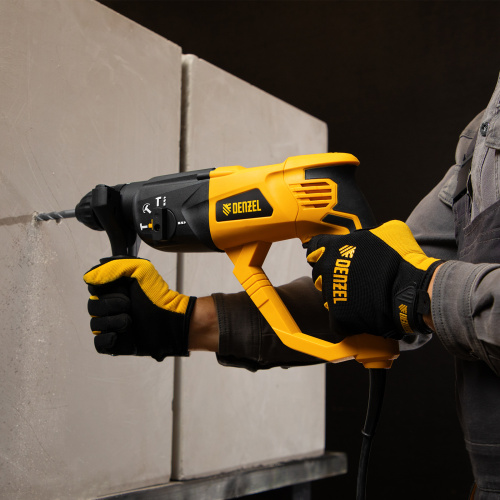 Перфоратор электрический RH-1050-26, SDS-plus, 1050 Вт, 3.2 Дж, 3 плюс 1 режим Denzel по ценам производителя в Уфе с доставкой по всей России