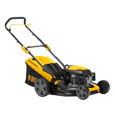 Газонокосилка бензиновая GLD-460, 146 куб.см, ширина 46 см, ручная, 7 уровней, травосборник 50 л Denzel купить в Москве с доставкой по всей России | ProtosMarket.ru