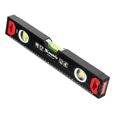 Уровень алюминиевый, усиленный, фрезерованный, 3 глазка, 400 мм Matrix по ценам производителя в Уфе с доставкой по всей России