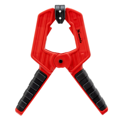 Струбцина клещеобразная 3, усиленная, пластиковый корпус, двухкомпонентные рукоятки, 75 мм Matrix по ценам производителя в Уфе с доставкой по всей России
