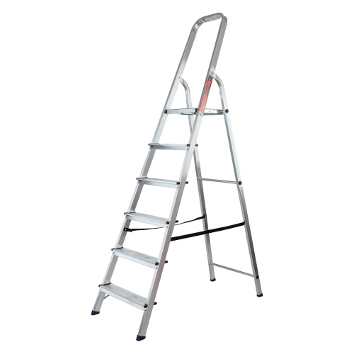 Стремянка усиленная, 6 ступеней, алюминиевая, MTX по ценам производителя в Уфе с доставкой по всей России