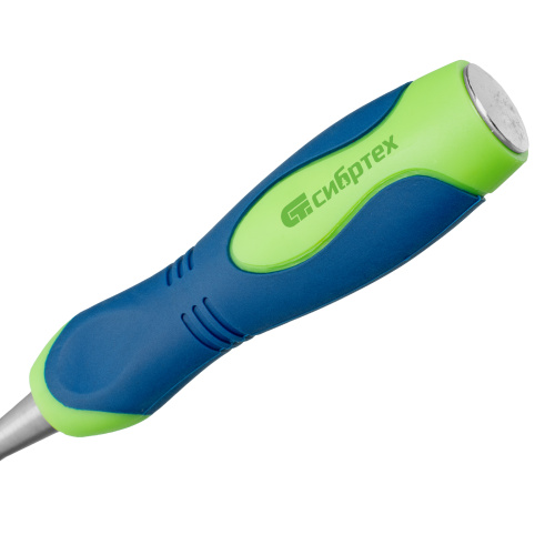 Долото-стамеска, 12 мм, двухкомпонентная рукоятка Сибртех по ценам производителя в Уфе с доставкой по всей России