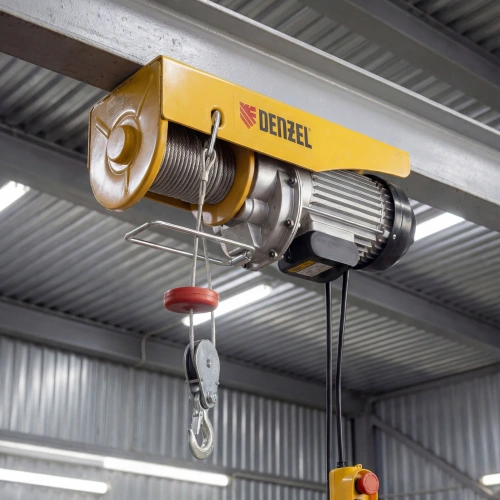 Тельфер электрический TF-1200,1.2 т, 1800 Вт, высота 12 м, 8 м/мин Denzel купить в Москве с доставкой по всей России | ProtosMarket.ru
