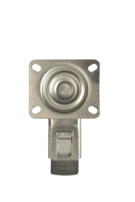 Колесо поворотное серая резина SCB 42 f 100 мм с тормозом по ценам производителя в Уфе с доставкой по всей России