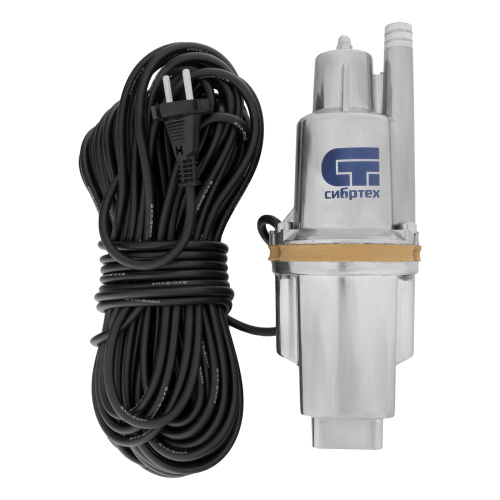 Вибрационный насос СВН300-25, верхний забор, 300 Вт, напор 75 м, 1200 л/ч, кабель 25 м Сибртех по ценам производителя в Уфе с доставкой по всей России