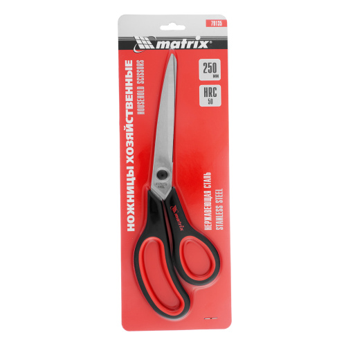 Ножницы хозяйственные, 250 мм, двухкомпонентные рукоятки Matrix по ценам производителя в Уфе с доставкой по всей России