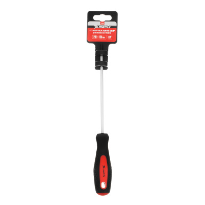 Отвертка Anti-Slip, PH1 х 150 мм, CrV, двухкомпонентная рукоятка Matrix по ценам производителя в Уфе с доставкой по всей России