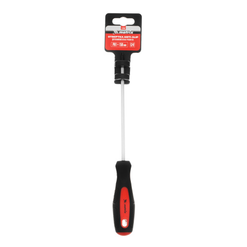 Отвертка Anti-Slip, PH1 х 150 мм, CrV, двухкомпонентная рукоятка Matrix по ценам производителя в Уфе с доставкой по всей России