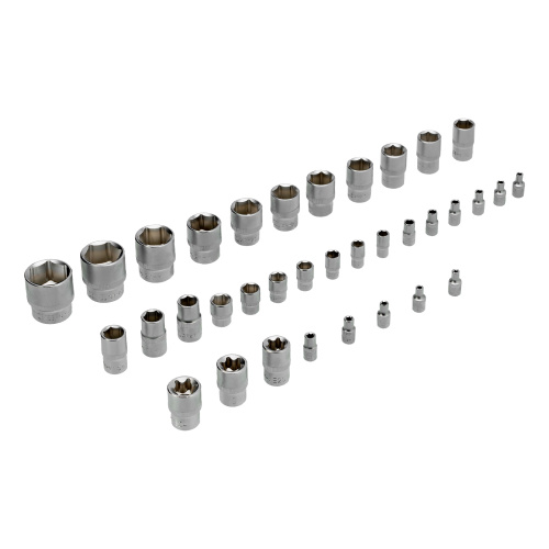 Набор инструментов, 1/2", 1/4", CrV, S2, пластиковый кейс, 194 предмета Denzel по ценам производителя в Уфе с доставкой по всей России