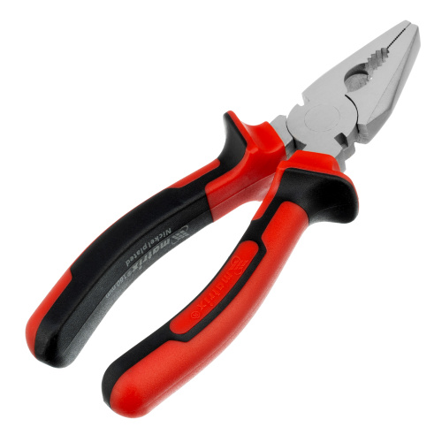 Плоскогубцы Nickel, 160 мм, никелированные, двухкомпонентные рукоятки Matrix по ценам производителя в Уфе с доставкой по всей России