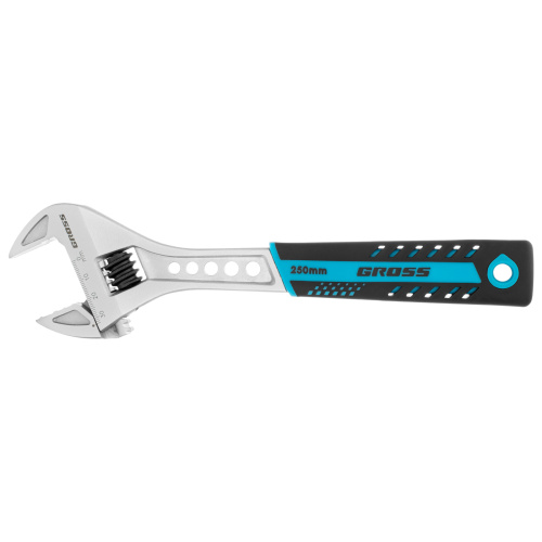 Ключ разводной, 250 мм, CrV, двухкомпонентная ручка Gross по ценам производителя в Уфе с доставкой по всей России