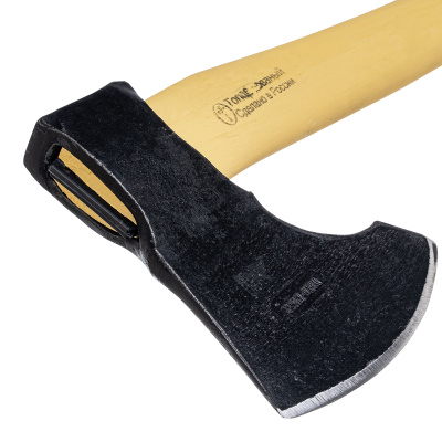 Топор кованый, в сборе, 1200/1550г, деревянное топорище, 500 мм, таежный "Тигр"// Россия по ценам производителя в Уфе с доставкой по всей России