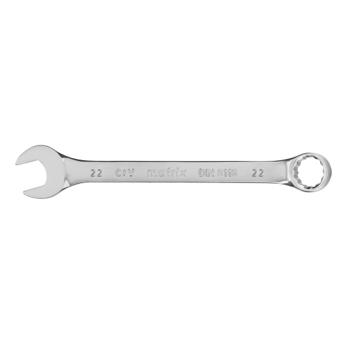 Ключ комбинированный, 22 мм, CrV, полированный хром Matrix по ценам производителя в Уфе с доставкой по всей России