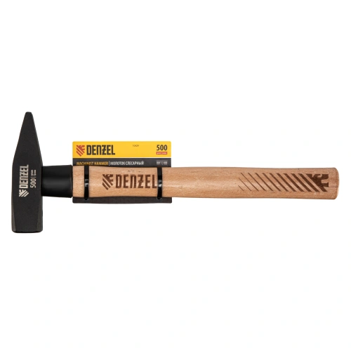 Молоток слесарный, 500 г, кованый квадратный боек, буковая рукоятка Denzel по ценам производителя в Уфе с доставкой по всей России