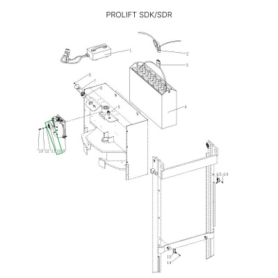 Звуковой сигнал для штабелеров SDR 1533/1536/1545S/1645/1656/2036/2045, SDK по ценам производителя в Уфе с доставкой по всей России