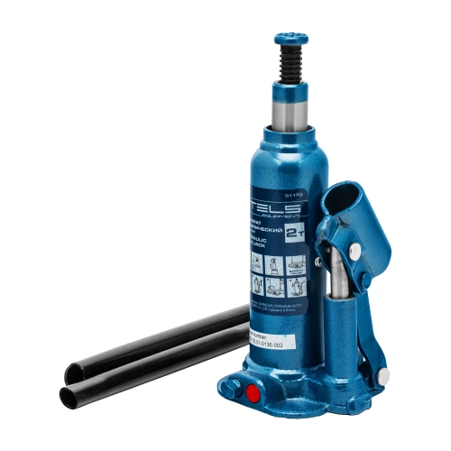 Домкрат гидравлический бутылочный, 2 т, h подъема 178-338 мм, в пластиковом кейсе Stels по ценам производителя в Уфе с доставкой по всей России