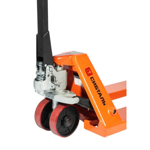 Гидравлическая тележка (рокла) AC, 2 т, Вилы: 1150 Х 550, СибТаль, полиуретановые колеса по ценам производителя в Уфе с доставкой по всей России