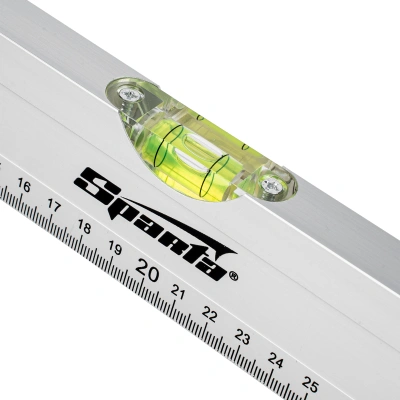 Уровень алюминиевый, 400 мм, 2 глазка, линейка Sparta по ценам производителя в Уфе с доставкой по всей России