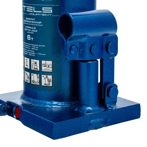 Домкрат гидравлический бутылочный телескопический, 6 т, H подъема 170-420 мм Stels по ценам производителя в Уфе с доставкой по всей России