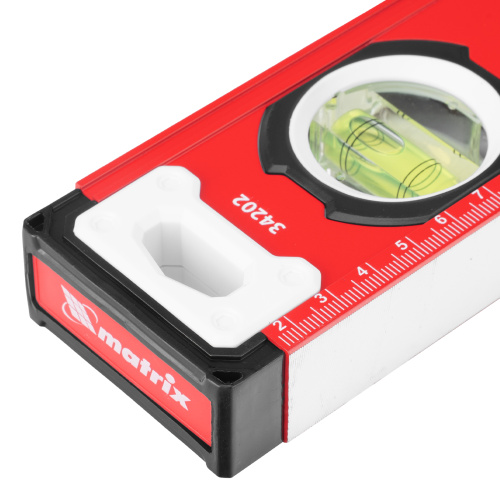 Уровень алюминиевый, фрезерованный, 3 глазка, рукоятки, 800 мм Matrix по ценам производителя в Уфе с доставкой по всей России