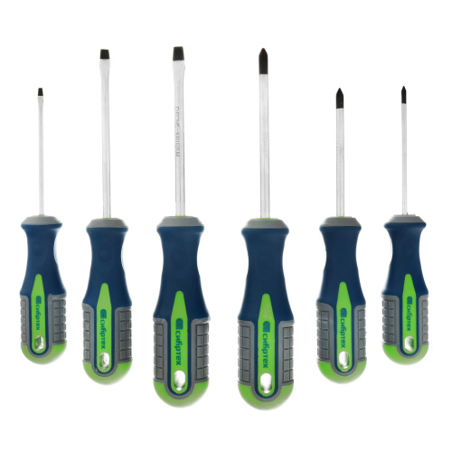 Набор отверток, CrV, трехкомпонентные рукоятки, 6 предметов Сибртех по ценам производителя в Уфе с доставкой по всей России