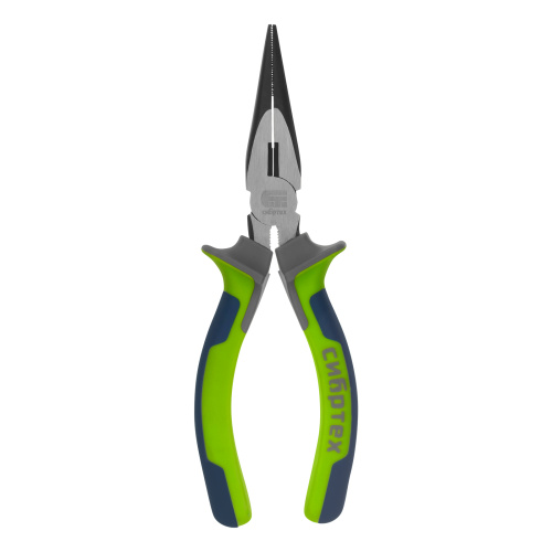 Длинногубцы прямые 160 мм, фосфатирование, трехкомпонентные рукоятки Сибртех по ценам производителя в Уфе с доставкой по всей России