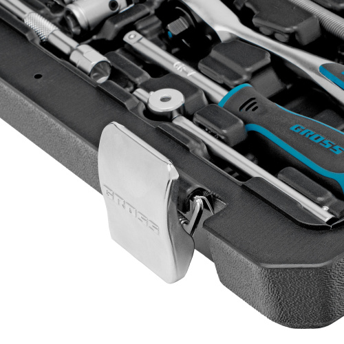 Набор инструментов, 1/4", CrV, 120 зубьев, 42 предмета Gross по ценам производителя в Уфе с доставкой по всей России