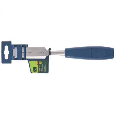 Стамеска, 26 мм, пластиковая рукоятка Сибртех по ценам производителя в Уфе с доставкой по всей России