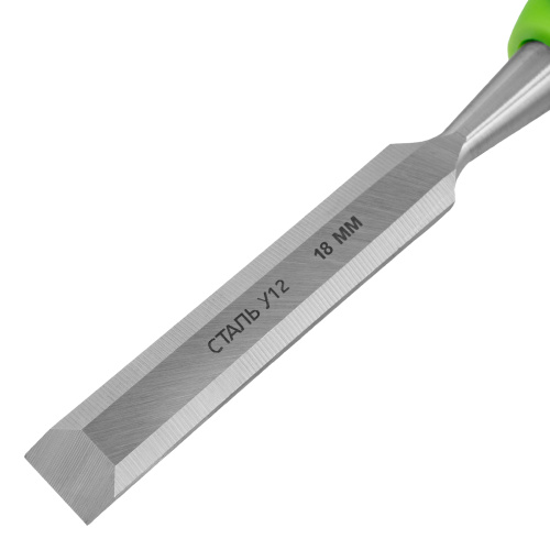 Долото-стамеска, 18 мм, двухкомпонентная рукоятка Сибртех по ценам производителя в Уфе с доставкой по всей России