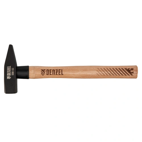 Молоток слесарный, 500 г, кованый квадратный боек, буковая рукоятка Denzel по ценам производителя в Уфе с доставкой по всей России