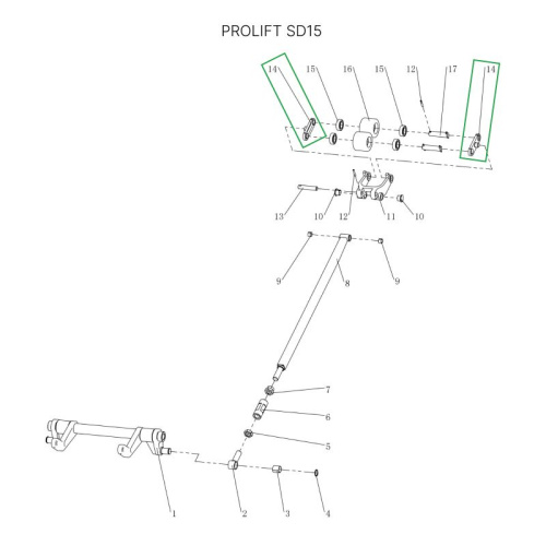 Соединительная пластина роликов для тележек SD15 по ценам производителя в Уфе с доставкой по всей России