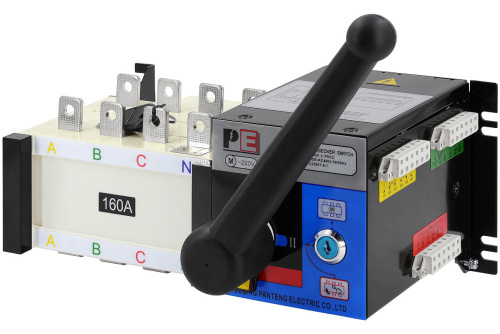 Реверсивный рубильник АВР (устройство автоматического ввода резерва) SHIQ5-160 4P купить в Москве с доставкой по всей России | ProtosMarket.ru