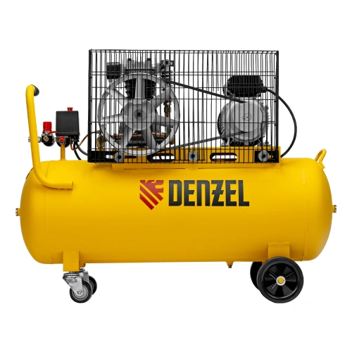 Компрессор воздушный BCI2300/100, ременный привод, 2.3 кВт, 100 литров, 400 л/мин Denzel по ценам производителя в Уфе с доставкой по всей России