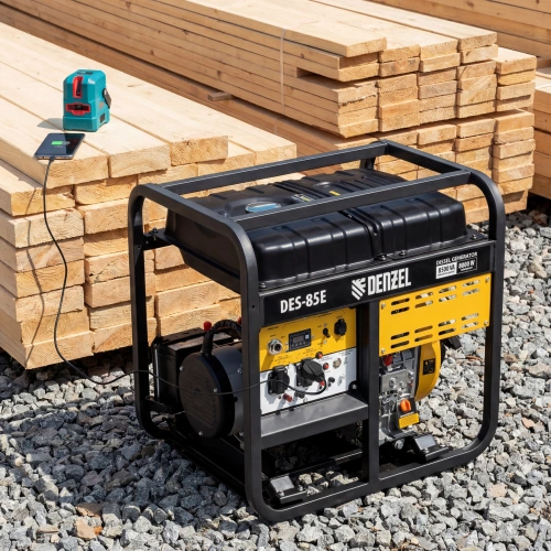 Генератор дизельный DES-85E, 8,5 кВт, 230 В, 16 л, электростартер Denzel по ценам производителя в Уфе с доставкой по всей России