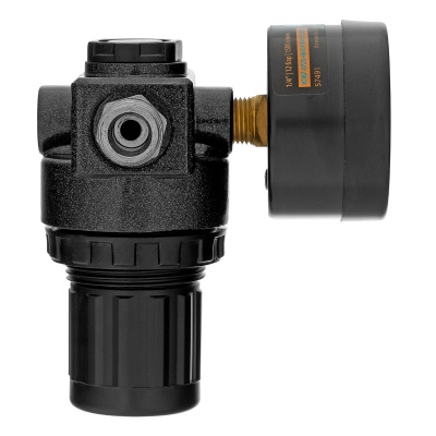 Регулятор давления с манометром R1500, 12 бар, 1/4" Denzel по ценам производителя в Уфе с доставкой по всей России