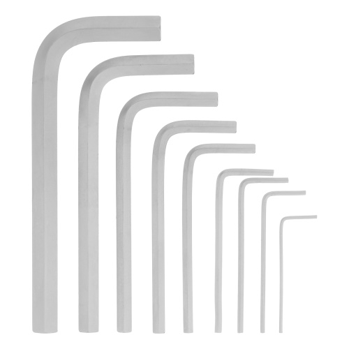 Набор ключей имбусовых HEX, 1.5-10 мм, CrV, 9 шт, коротких, с сатиновым покрытием Matrix по ценам производителя в Уфе с доставкой по всей России