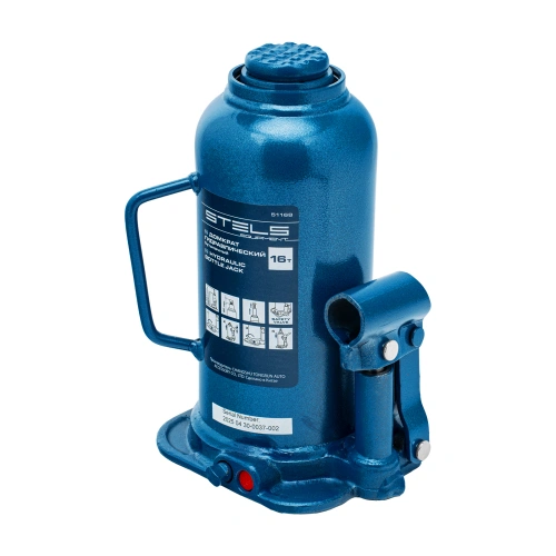 Домкрат гидравлический бутылочный, 16 т, h подъема 227-457 мм Stels по ценам производителя в Уфе с доставкой по всей России