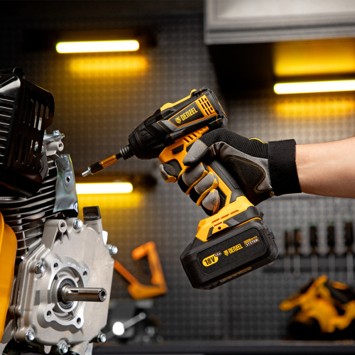 Винтоверт ударный аккумуляторный бесщет CID-IB-200-0, 18В Li-Ion Denzel по ценам производителя в Уфе с доставкой по всей России