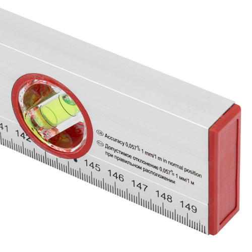 Уровень алюминиевый, 1500 мм, 3 глазка, линейка Sparta по ценам производителя в Уфе с доставкой по всей России