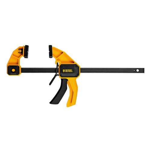 Струбцина F-образная, быстрозажимная, 300 х 80 мм, усиленный нейлоновый корпус Denzel по ценам производителя в Уфе с доставкой по всей России