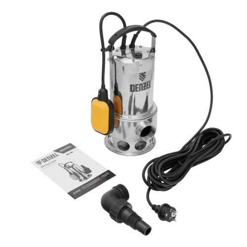 Дренажный насос DPL800X, 800 Вт, подъем 7 м, 16500 л/ч Denzel купить в Москве с доставкой по всей России | ProtosMarket.ru