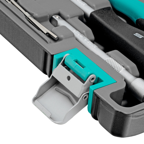 Набор инструментов, 1/4", Cr-V, S2, усиленный кейс, 47 предметов Stels по ценам производителя в Уфе с доставкой по всей России